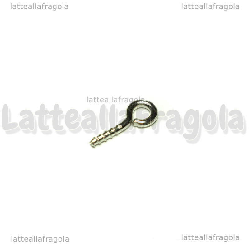30 Ganci Ad Anello D Extra Large Con Viti - 2 Fori, Accessori Per Appendere Cornici, Specchi E Quadri - Colore Nero (10 Set)