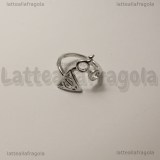 Anello Harry Potter in metallo argentato