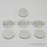 Piattino in ceramica bianca 17.5mm