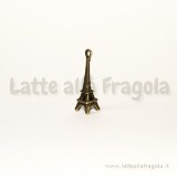 Charm 3D Torre Eiffel in metallo color bronzo 24x9mm
