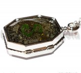 Collana Medaglione di Salazar Serpeverde Horcrux in metallo argentato