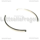 Connettore Curvo per bracciali in acciaio inox 53x3.6mm