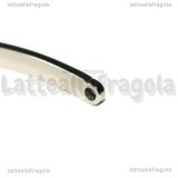 Connettore Curvo per bracciali in acciaio inox 53x3.6mm