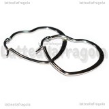 Creole Cuore in Acciaio Inox 34x30mm