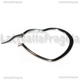 Creole Cuore in Acciaio Inox 34x30mm