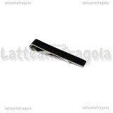 Fermacravatta in Acciaio Inox 48x8mm