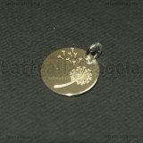 Ciondolo Dente di Leone in Argento 925 14mm