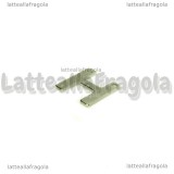 Ciondolo Lettera H in Acciaio Inox 11x9mm