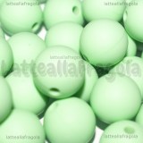 3 Perle in Silicone Verde Acqua 12mm