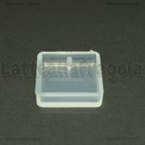 Stampo Quadrato per ciondolo con foro in silicone 28x28mm