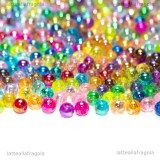 50 Perle in acrilico da 4mm colori misti AB