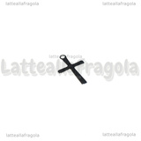 3 Ciondoli Croce in Acciaio Inox 15.5x9.5mm