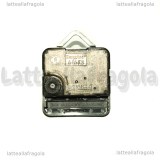 Meccanismo per orologio in plastica nera 55mm lancette Astro Azzurro