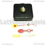 Meccanismo Orologio in plastica nera 55mm lancette Corte Forchetta Cucchiaio e Fiore