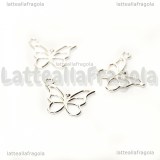 Ciondolo Farfalla in Argento 925 14x16mm