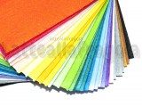 40 Fogli in Feltro tinta unita 30x20cm spessore 1mm