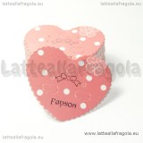 50 espositori in cartoncino bianco per orecchini 50x42mm