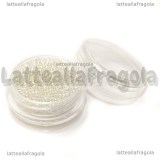 Scatola Microsfere in vetro trasparente AB 1-3mm 5gr