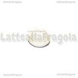 Ciotolina in ceramica bianca 15x7mm
