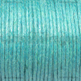 10 Metri (1 spoletta) di cotone cerato Azzurro 1mm