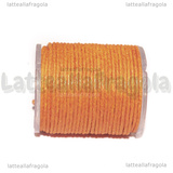 10 Metri (1 spoletta) di cotone cerato Arancio 1mm