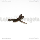 Charm Libellula in Acciaio Inox 15.5x19mm