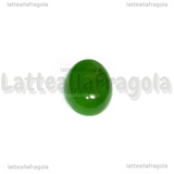 Cabochon in Giada Verde 18x13mm