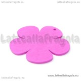 Ciondolo Fiore in legno rosa 38.7mm