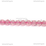 Perle in Quarzo Rosa 4mm filo 37.5cm circa