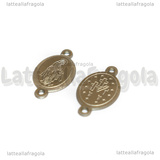 Connettore Crociera Madonna in Acciaio Inox 16x9x0.8mm