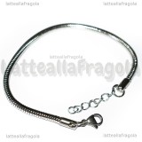 Base Bracciale tipo Pandora in Acciaio 304 19mm
