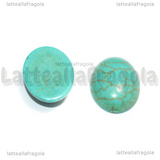Cabochon in Howlite 18x13mm