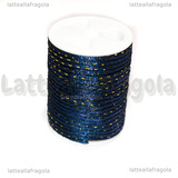4 Metri (1 spoletta) di Cordino Poliestere Blu e Oro 1.5mm