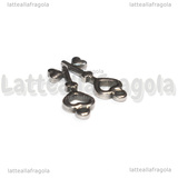 Ciondolo Chiave in Acciaio Inox 20x8x2mm