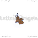 Ciondolo Angelo in Acciaio Inox 15x11.5mm
