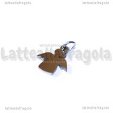 Ciondolo Angelo in Acciaio Inox 15x11.5mm