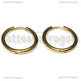 Creole in Acciaio Inox Dorato 16x2.5mm