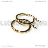 Creole in Acciaio Inox Dorato 20x18mm