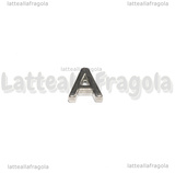 Spaziatore Lettera A in Acciaio Inox 9.5x9x3mm