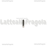 Spaziatore Lettera I in Acciaio Inox 9.5x3x3mm