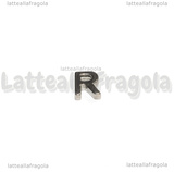 Spaziatore Lettera R in Acciaio Inox 9.5x8x3mm