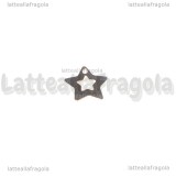 Charm Stella in Acciaio Inox dorato 10x9.5mm