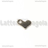 Charm Cuore in Acciaio Inox 9x6.5mm