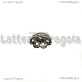 10 Coppette filigranate in acciaio inox 9x2mm