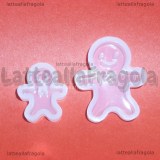 Stampo Gingerbread in silicone 15x18mm
